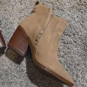 Vince Camuto Tan Ankle Booties
